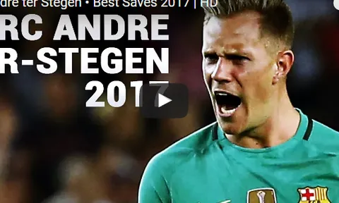 Ter Stegen và những pha cứu thua xuất sắc nhất 2017