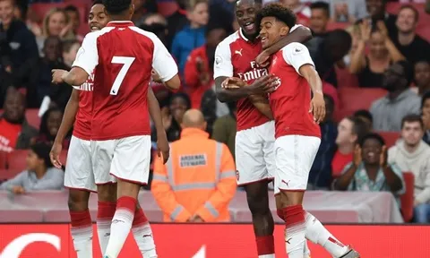 Thần đồng Reiss Nelson lại tỏa sáng, U23 Arsenal đè bẹp U23 Man City