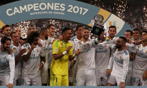 Thắng 2-0 dễ dàng, Real nâng Siêu cúp Tây Ban Nha trước mũi Barca