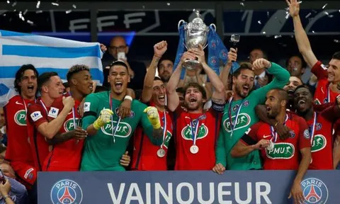 Thắng nhọc Angers, PSG vô địch Cúp Quốc gia Pháp