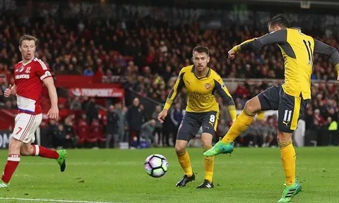 Thắng nhọc Middlesbrough, Pháo thủ lại mơ về top 4