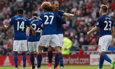 Thay nhau nổ súng, các chân sút Quỷ đỏ mang về niềm vui cho đội trưởng Fellaini