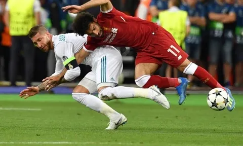 Ramos kỉ niệm nỗi đau khổ của Salah