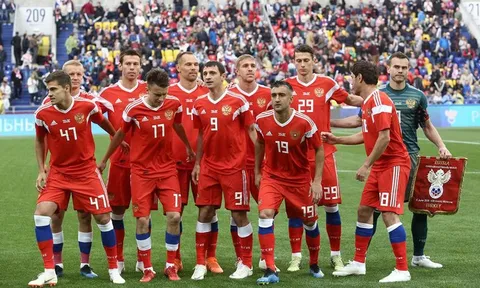 Bảng xếp hạng FIFA tháng 6: Nga là đội yếu nhất World Cup 2018