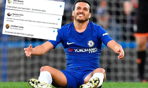 Thi đấu bạc nhược, Pedro nhận 'mưa' phẫn nộ từ CĐV Chelsea