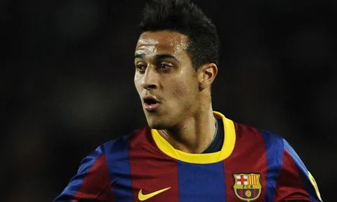 Thiago Alcantara thời còn khoác áo Barca