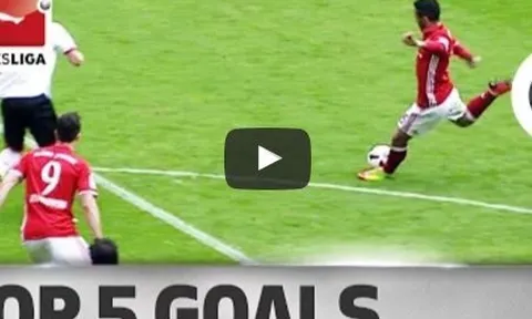 Thiago, Aubameyang, Fabian và 5 bàn thắng đẹp nhất vòng 30 Bundesliga