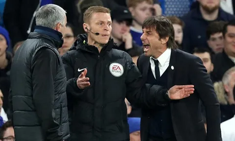 Thiên tình sử "võ mồm" giữa Mourinho và Conte