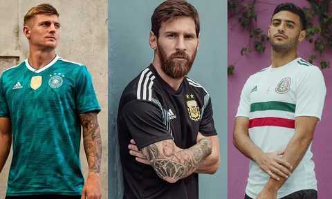 Thiết kế áo World Cup và những tiêu chuẩn 'thật bất ngờ'