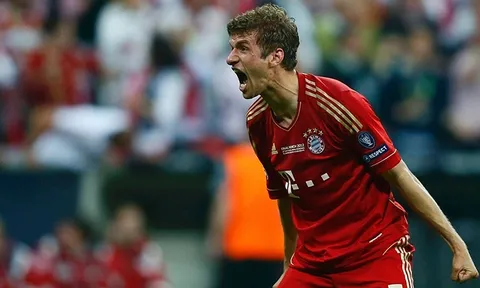 Thomas Mueller chọc tức Real Madrid trước màn tái đấu