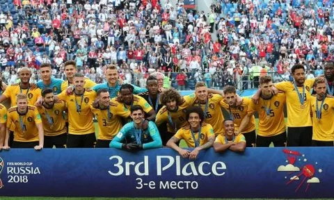Thống kê: Bỉ là đội tuyển đi ngược xu hướng chung ở World Cup 2018