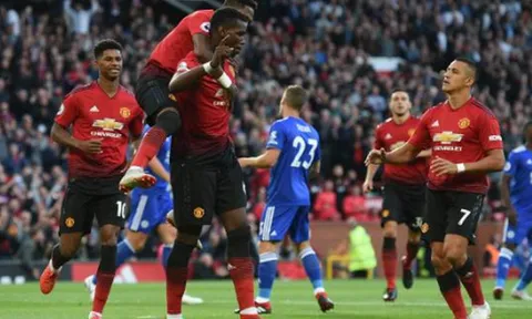 Thủ quân Pogba nổ súng, Man United chật vật giành 3 điểm ngày khai màn