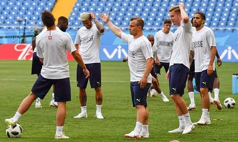 Thụy Sĩ tự tin, Shaqiri chờ đọ tài Neymar
