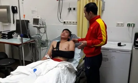 Tiến Dụng vẫn chưa hết “sợ”sau chấn thương gãy xương
