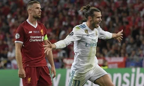 TIÊT LỘ: Bale cắt ngắn màn ăn mừng của Real, 'ghé thăm' phòng thay đồ Liverpool trong 20 phút