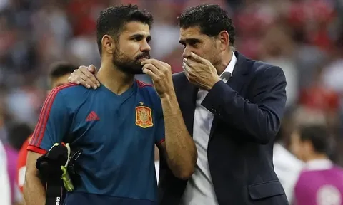 TIẾT LỘ: Tây Ban Nha bị loại do HLV Hierro không nghe lời Diego Costa