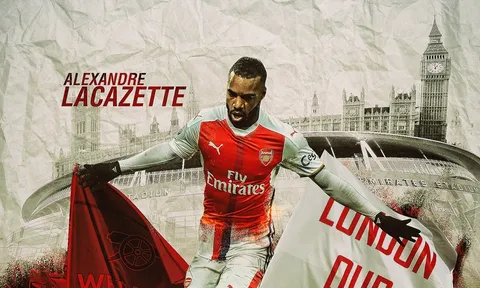TIẾT LỘ số áo của Alexandre Lacazette ở Arsenal