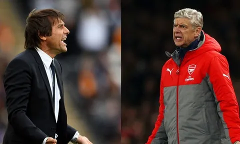 Tiêu điểm Arsenal vs Chelsea: Wenger & Conte - Người hồ hởi, kẻ lo âu