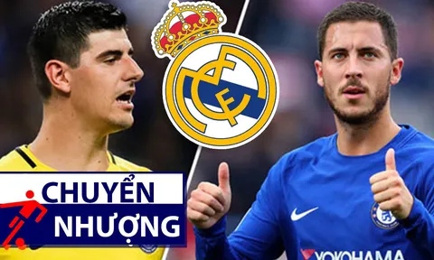 Tin chuyển nhượng 26/7 | Real sắp có cả Hazard và Courtois