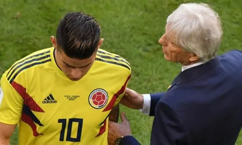 Tin vui cho tuyển Anh, James Rodriguez tiếp tục bỏ tập