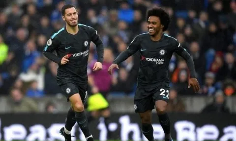Tin xấu cho Real - Hazard, tin tốt cho Barca và Willian