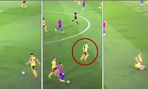 Tình huống tự đá, tự té của Granit Xhaka