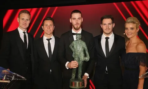 Toàn cảnh lễ trao giải Cầu thủ xuất sắc nhất năm Man Utd: Cú đúp cho De Gea