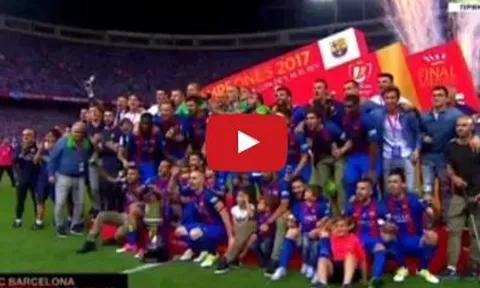 Toàn cảnh lễ trao giải cúp Nhà vua: Nụ cười Barca, nước mắt Alaves