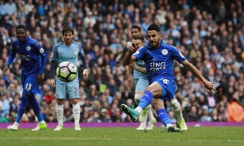 Okazaki lập siêu phẩm, Leicester vẫn chịu thúc thủ trước Man City