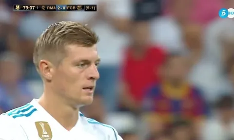 Toni Kroos chơi tuyệt hay trước Barcelona