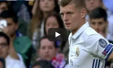Toni Kroos quá đẳng cấp trong trận Real Madrid 3-0 Atletico Madrid