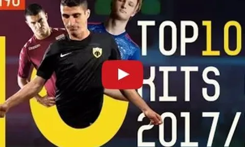 Top 10 áo đấu đẹp nhất mùa 2017/18