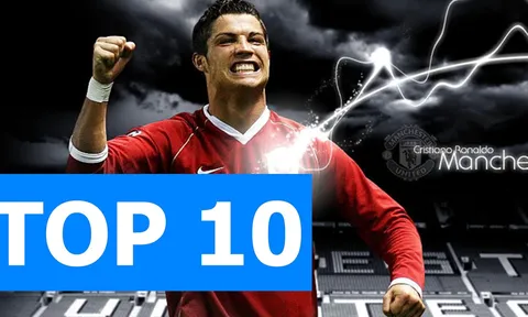 Top 10 bàn thắng của Ronaldo tại Man United