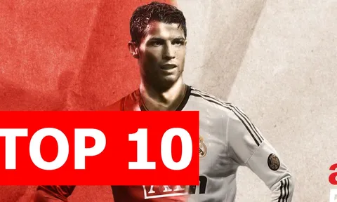 Top 10 bàn thắng khó tin của Ronaldo
