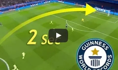 Top 10 bàn thắng nhanh nhất lịch sử bóng đá