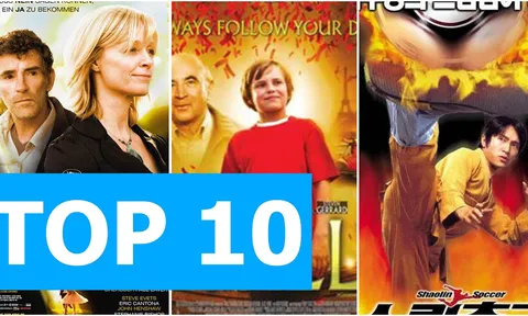 Top 10 bộ phim hay nhất về đề tài bóng đá