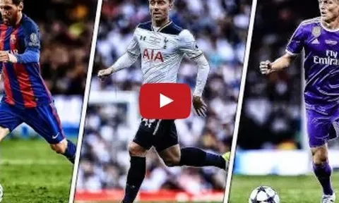 Top 10 cầu thủ làm bóng tốt nhất mùa 2016/17