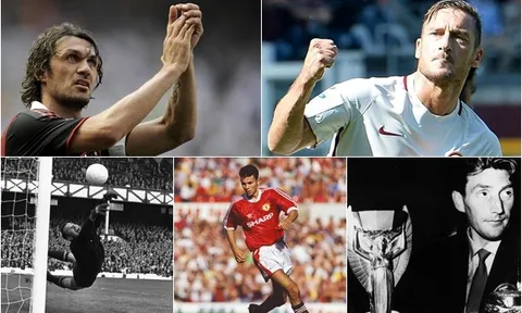 Top 10 cầu thủ trung thành nhất của bóng đá thế giới: Tôn vinh dòng máu Italia