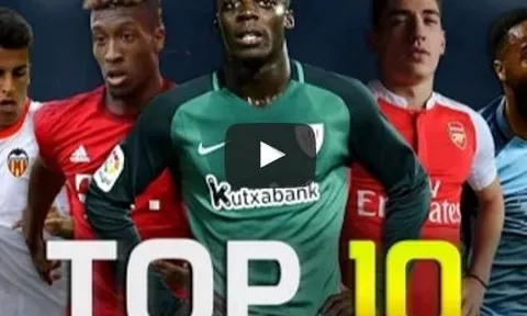 Top 10 cầu thủ U21 chạy nhanh nhất mùa 2016/17