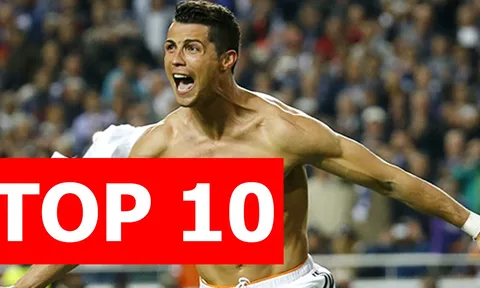 Top 10 đội bóng ghi bàn thua cả CR7 tại Champions League