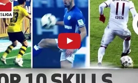 Top 10 pha xử lý kĩ thuật nhất Bundesliga 2016/17