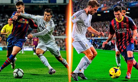 Top 10 skill và bàn thắng đẹp nhất El Classico