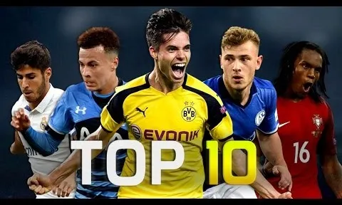 Top 10 tiền vệ trẻ đầy tài năng ở mùa giải năm nay