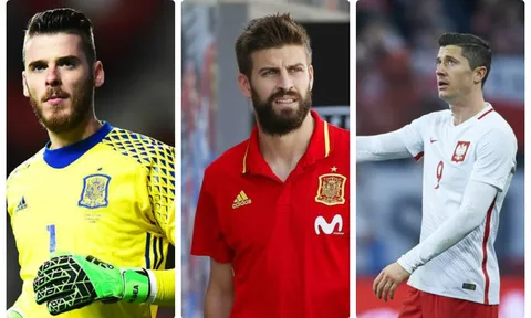 Top 5 'ông vua lười biếng' tại World Cup 2018