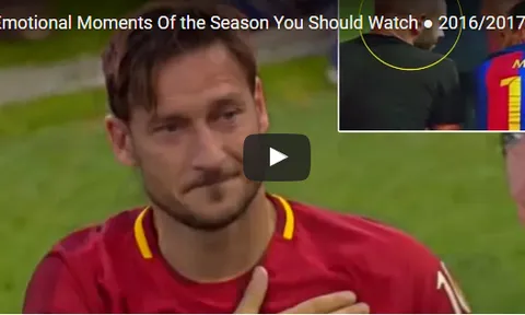 Totti, Terry và những khoảnh khắc cảm động nhất mùa giải này