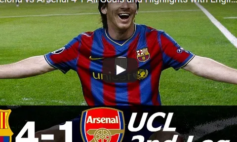 Trận cầu kinh điển: Barca 4-1 Arsenal (UCL 2009/10)