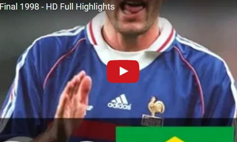 Trận cầu kinh điển: Brazil 0-3 Pháp (Chung kết World Cup 1998)