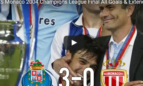 Trận cầu kinh điển: Porto 3-0 Monaco (Chung kết UCL 2004)
