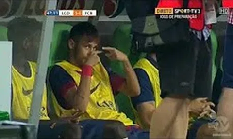 Trận đấu đầu tiên của Neymar trong màu áo Barcelona