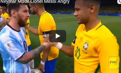 Trận đấu mà Neymar khiến Messi phải 'nóng mặt'